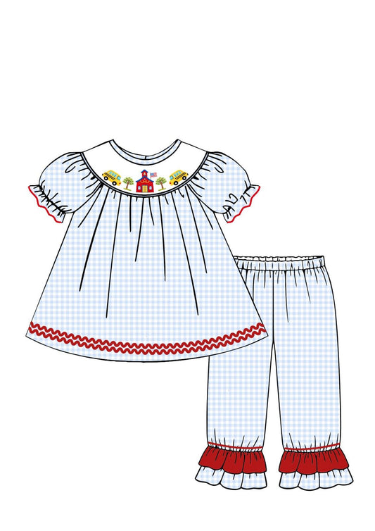 The Little Red Schoolhouse Girls Two-piece