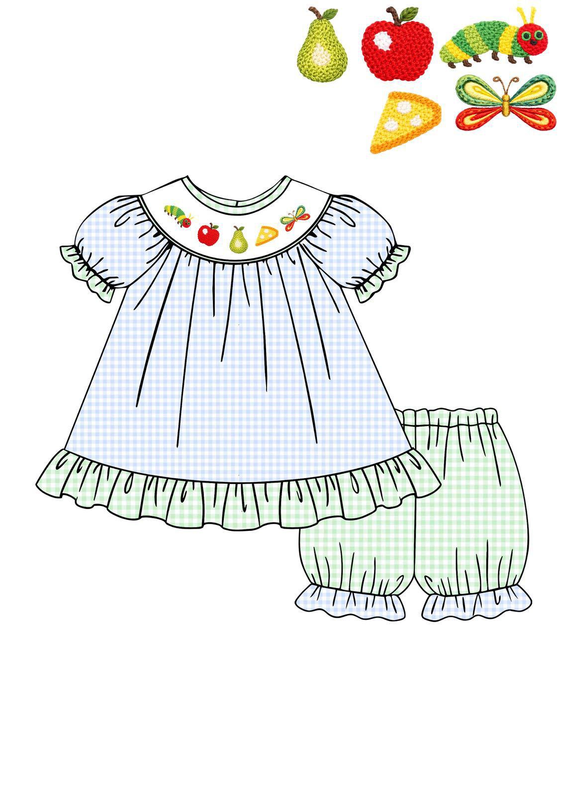 Hungry to Learn Girls Two-piece set